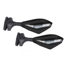 AllExtreme EXTSRM2 Amber Yellow Rearview Side Mirror with LED Turn Signal Indicator-9