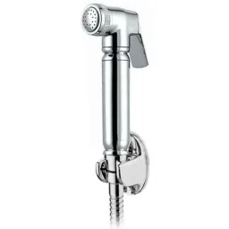 Drizzle Victoria Plastic Chrome Finish Silver Health Faucet with 1m Flexible Tube &a; Wall Hook, AHFVICTORIASET-picture-38