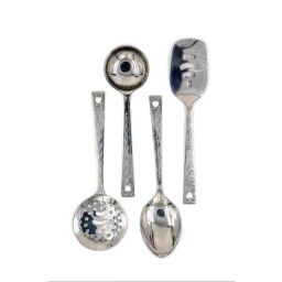 i WARE KkitchenCare 4 Pcs Stainless Steel Cooking Serving Spoon Set-16