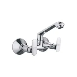 Spazio Brass Sink Mixer Foam Flow Pillar Cock-picture-6
