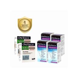 OneTouch 100 Pcs Select Diabetes Test Strips &a; 100 Pcs Ultra Soft Lancet Combo-18