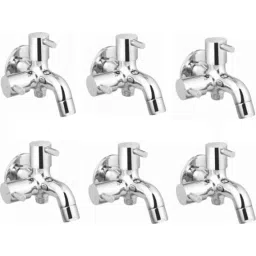 IRIS Dove Brass Chrome Finish 2 Way Bib Cock (Pack of 6)-image-27