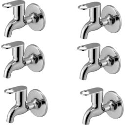 IRIS Prime Brass Chrome Finish Bib Cock without Permis (Pack of 6)-image-87