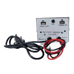 Solar Universe India 2.5A Battery Charger with Dual USB for Lithium Ion Batteries (Pack of 4)-17