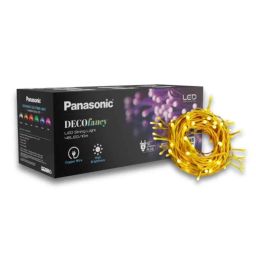 Panasonic 46 Bulb Plastic Golden LED String Light for Decoration, Length: 10 m-30