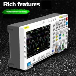 HTC 100 MHz 2 Channel Digital Storage Oscilloscope with Signal Generator &a; LCD Display image 5