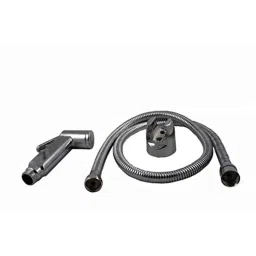 Elegant Casa ABS Health Faucet with 1.5m Pipe, Wall Hook &a; Stainless Steel Braided Rubber Hose, Milltion 1821-image-34