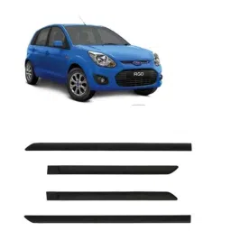 SureStrive 4 Pcs Black Side Door Car Beading Set for Ford Figo All Model-24