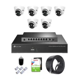 TP-Link VIGI C430 3MP Full Colour Indoor Network IP Combo Kit with 8 Channel NVR, 6 Cameras, 10 Port POE Switch, 2TB HDD, D-LINK 100M LAN Cable-picture-17