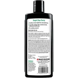Rust-Oleum 381403 237ml Wipe New Clear Lens Headlight Restore Polish for Clean, Clarify &a; Protect image 2