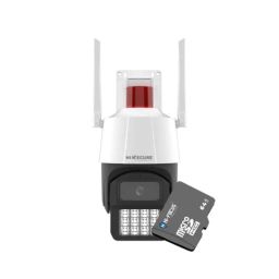 HiXecure 3MP HD Outdoor PT Smart Wi-Fi Camera with Night Vision, Motion Detect, Two-Way Audio, IP66 Weatherproof &a; 64GB Micro SD Card-picture-23