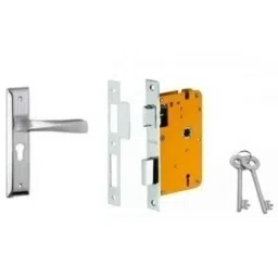 Dorset HL Series Noha 8 inch Stainless Steel Door Handle Lock Set with KY Mortise Lever Lock-picture-23
