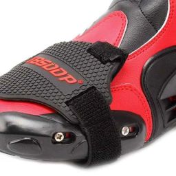 AllExtreme EXFS05 Black &a; Red Shoe Protector Gear Shift Scuff Mark Protection Shifter Cover-13