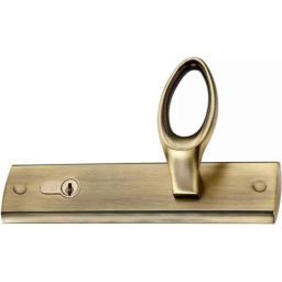 Bonus 75mm 10 inch Brass Matt Antique Finish Comfy Mortice Lock Set-picture-5