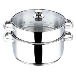 Vinod 24cm Stainless Steel 2 Tier Steamer Set, BSSH224-picture-41