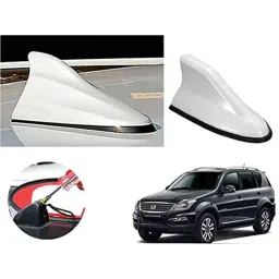 Auto Pearl ABS White Universal Replacement Shark Fin Car Roof Antenna For SsangYong Rexton-image-80