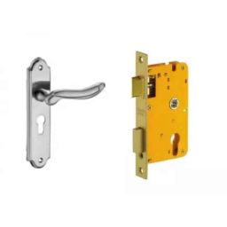 Dorset HL Series Monarch 8 inch Stainless Steel Patina Finish Door Handle Lock Set with (Pack of 4)-picture-48