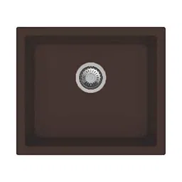 Uken Heavy Duty Quartz Kitchen Sink (21X18) With Accessories(21/18-Qr-Me-Ws-12) Brown-image-72