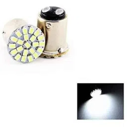 Meenu Arts 22 SMD (White) Led Indicator Bulb Turn Signal Bulb Universal for All Bike (Cross pin Fitting, Pack of 2)-16