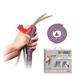 Noveau Safe-T-1ST 34mm 1.5mm Virgin HDPE Metallic Violet Cable Zipper with Colour Box, NSFZ34MV1105-image-74