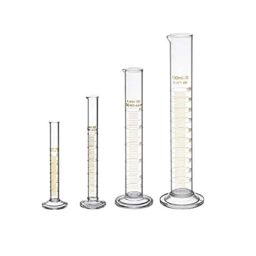 SSU Borosilicate Glass Measuring Cylinder 100ml, 50ml, 25ml Pack 6 Pcs-19