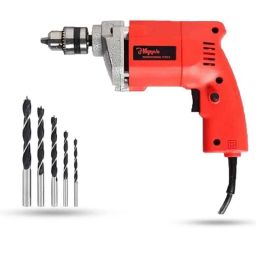 Hillgrove 500W Variable Speed &a; Reverse Rotation Drill Machine with 5 Pcs Wood Drill Bits, HGCM912-28