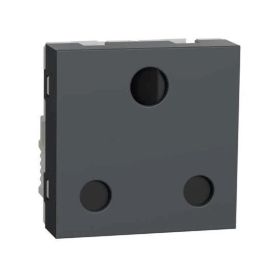 Schneider Electric Unica Pure 25A 2 Module Volcanic Grey Socket, UNS25SK3P2M_GY (Pack of 10)-picture-25