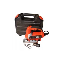 Black+Decker 10mm 600W Variable Speed Pendulum Jigsaw Kit, KS900EKX-89