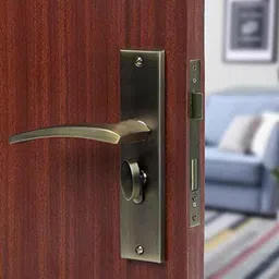 Voltizi Lobos 8 inch Stainless Steel Antique Brass Finish 304 Cylindrical Plate Mortise Door Lock Handle Set with One Side Key-picture-35
