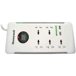 Honeywell 5 Socket White Surge Protector with USB Port-image-40