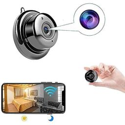 AUSHA C2 2MP 1080p Plastic Security Camera with Audio &a; Video, Night Vision &a; Smart Motion Detection for Home Office-1