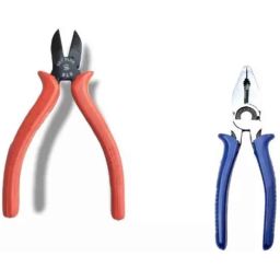 Sky Blue 2 Pcs 7.8 inch Lineman Plier Combo, SBE_PLIER_COMBO_MOD_00688-picture-3