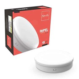 Fybros Impel 15W Polycarbonate Natural White Round LED Ceiling Surface Light, FLS5332A-41