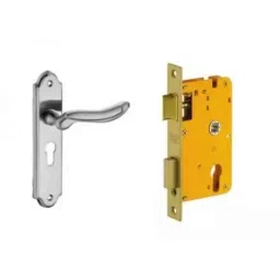 Dorset HL Series Monarch 8 inch Stainless Steel Door Handle Lock Set with (Pack of 3)-picture-31