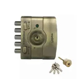 Quba Stainless Steel TB Finish Both Side Key Rim Lock with Dimple Key, 910.0235.4135-image-19