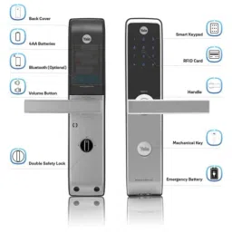 Yale YDM 3115 A Series Mortise Silver  Smart Lock-picture-42