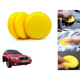 Auto Pearl Polyurethane Beige Washing &a; Waxing Polish Foam Sponge for Esteem (Pack of 3)-picture-16