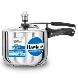 Hawkins Tall 3 Litre Stainless Steel Pressure Cooker, HSS3T (Pack of 5)-picture-4