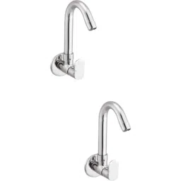 IRIS Ocean Brass Chrome Finish Sink Cock (Pack of 2)-image-47