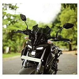 Autonity JB Racing Dark Warrior Windshield/Visor for Yamaha MT 15 (Black)-8