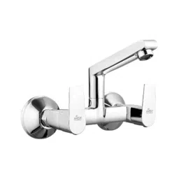 AR5H Brass Silver Chrome Finish Hot &a; Cold Sink Mixer with 360 deg Swivel Spout, ARIA-002-image-91