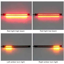 LED Bar for Bike Brake Tail Light &a; Left/Right Turn Signal Lamp for Bajaj Discovery Sport (Pack of 2)-24