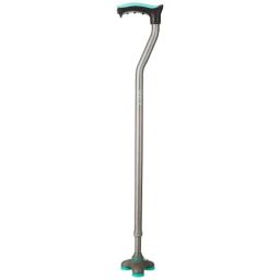 Tynor 110kg Aluminium Grey Trio Walking Stick, L44OAAA, Size: Universal-10