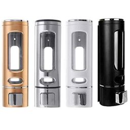 IRIS 500ml Plastic Wall Mount Liquid Soap Dispenser (Pack of 4)-image-2