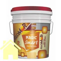 Magic Paints Smart Glomor 1 Litre Banana Cream Glossy Finish Interior Acrylic Emulsion Paint-image-12