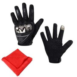 AllExtreme EXBFGXL2 Fabric Plastic Full Finger Sports Protective Gloves with Antiskid Surface, Size: XL-picture-3