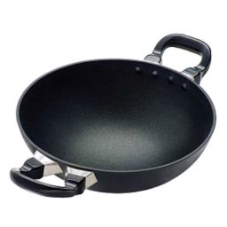 Hawkins Futura 4L 30cm Nonstick Round Bottom Deep Kadhai, NK 40-picture-17