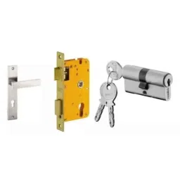 Dorset HL Series Primo 70mm Stainless Steel Door Handle Lock Set with Both Side Key Cylinder-picture-24