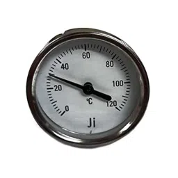 Japsin Instrumentation 0-120 deg C Bimetal Dial Thermometer with 12 inch Long Stem, Connection: 1/2 inch, JI-121-13