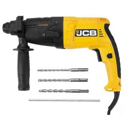 JCB 500W 20mm Yellow &a; Black Dual Function &a; Reversible Operation Rotary Hammer, RH/20/500/JCB-40